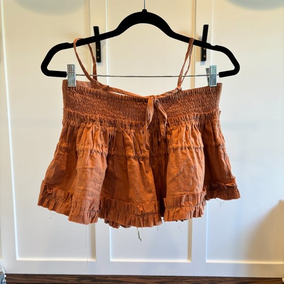 Free People Luna Corset Top in Iced Chai Pink - Picture 6 of 8